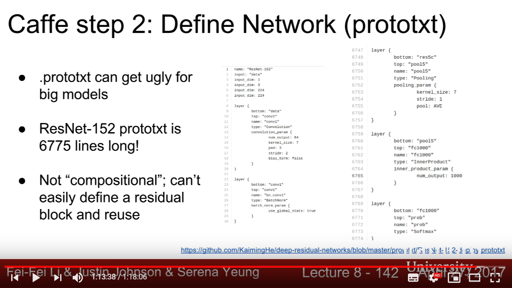 How to Define Network in Caffe prototxt